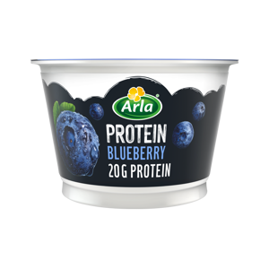 Arla Protein Επιδόρπιο γάλακτος με χαμηλά λιπαρά, με μύρτιλο - χωρίς λακτόζη 200g